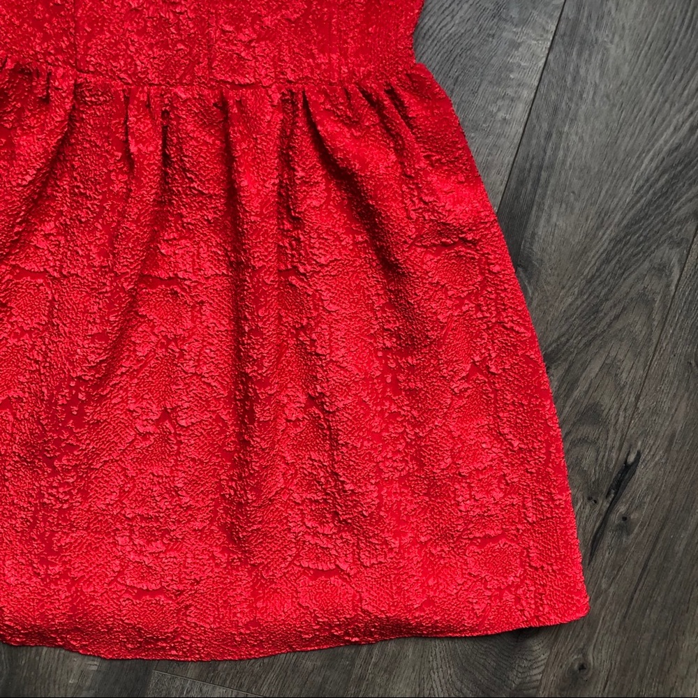 BAR III Coral Fit and Flare Dress - Picture 8 of 8